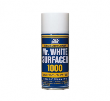 B-511 белая грунтовка в баллоне MR.HOBBY Mr.WHITE SURFACER 1000 170 мл